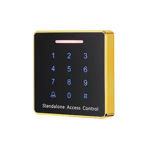 K86 Access Control Machine Touch Screen All in One Card Reader Access Control Touch Sensor Swipe Gray Gold Silver