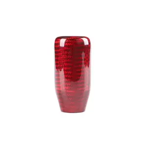 Red Carbon Fiber Shift Knob | Universal Manual Car Shifter