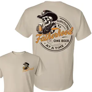 Surviving Fatherhood One Beer At A Time T-shirt for men, Trendy Father's Day Shirt, Funny Dad T-shirt, Father's Day Gifts ,Gift For Dad