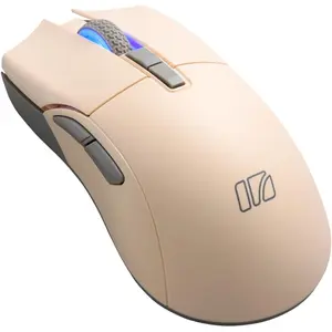 iRocks M31R  Gaming , Triple Mode 2.4G/ /USB-C Detachable  Gaming , Kailh GM8.0 Switches,  PixArt PAW3395 Optical Sensor, Up to 26,000 DPI - Beige