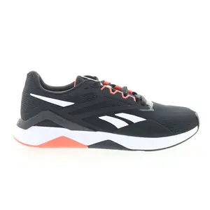 Reebok Nanoflex TR 2 Mens Black Synthetic Athletic Cross Training Shoes