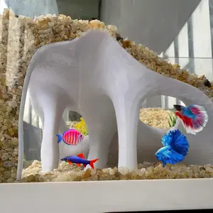 Corner Mangrove Root Hideaway for Fish Shrimp Amphibians Large Shelter Aquarium Land Tank Decoration Aquarium Supplies