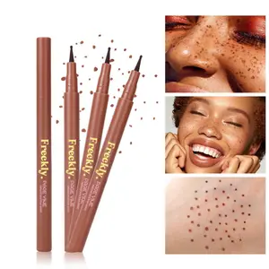 Freckle Pen, Faux Freckle Stamp Waterproof Natural Freckle-Covering Pen Imitation Non-Fading Makeup Freckle Pen Freckle & Blush Cream Set - Halloween Makeup Cosmetics  Fast-Dry Waterproof Light Coverage Christmas Gifts For Girls