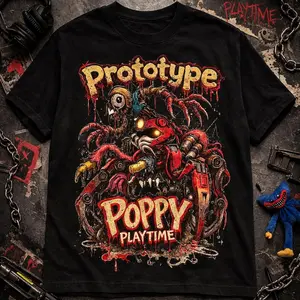 The Prototype Poppy Playtime T-Shirt The First Creation, Poppy Playtime Sweatshirt, Poppy Playtime Kids Tee, Huggy Wuggy, Lily Lovebraids