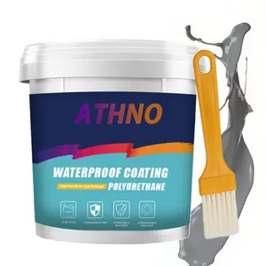 Polyurethane Waterproof Coating,35.2OZ,Eco-Friendly Waterproof Sealant,Polyurethane Coating for Roofs,,,Gutter,Concrete Cracks Holes Leak Repair (1000g,Gray)