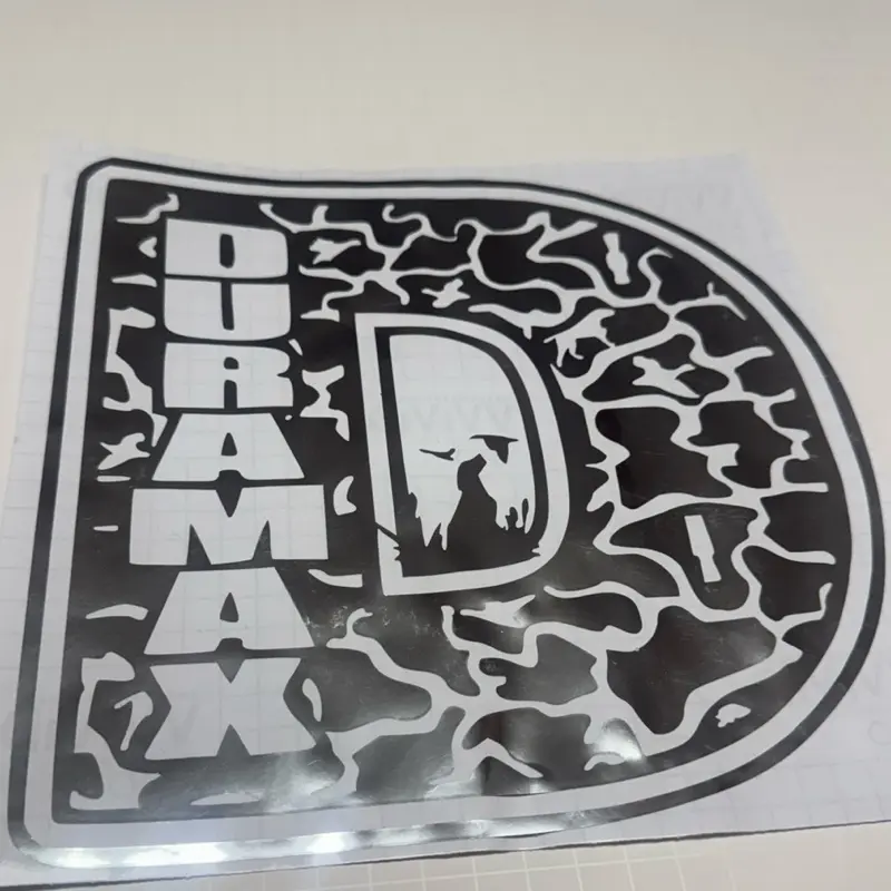 Duramax Camo Pattern Automotive Permanent Vinyl Decal - Premium Colored, Holographic & Metallic Options, Customizable, Made-to-Order, 1-3 Days Processing, Includes Transfer Tape, All-Season Exterior, Outdoor Safe (Refund for Intact Returns Only), Permanen