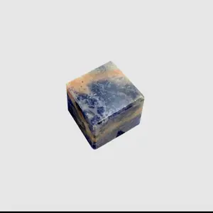 Crystal Cube 2-2.5cm Sodalite Sunstone & Rainbow Moonstone Natural Gemstone for Healing & Decor