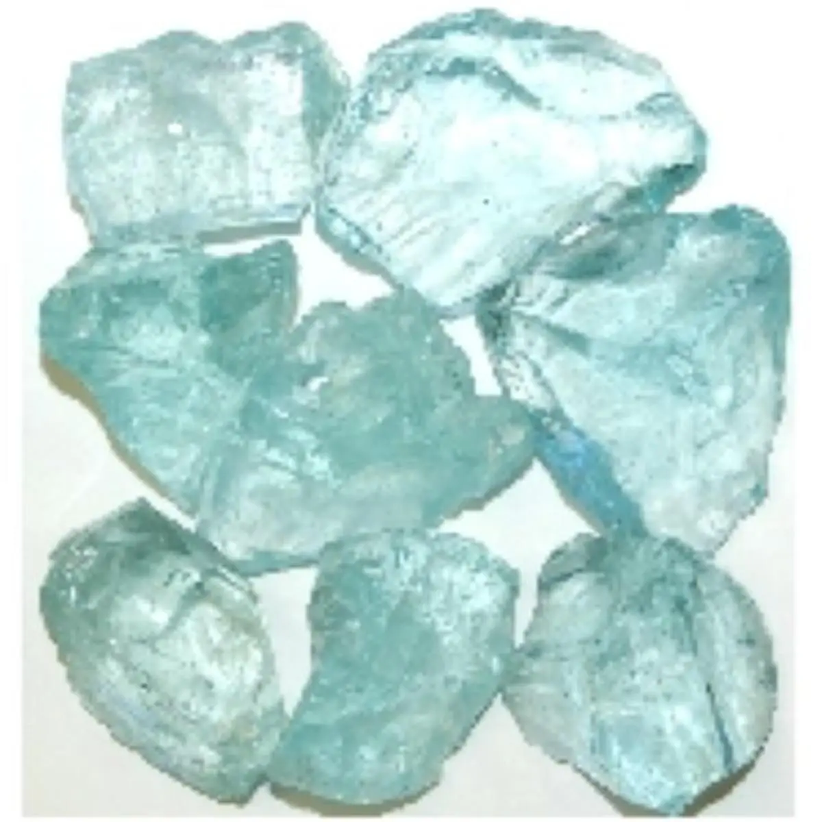 100% Recycled Landscape Glass Fish Tank Decoration - Chunky Tumbled Finish, Environmentally Friendly Pet Aquatic Accessory, American Specialty LCRTEALM-10 Medium Size (0.5-1 in.), 10 lbs for DIY Projects