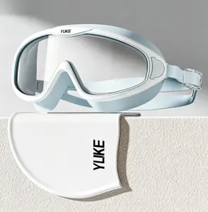 Professional HD Swim Goggles — Waterproof, Anti-Fog, Large-Frame Eyewear for Men and Women — Swimming, Diving, and Training Gear