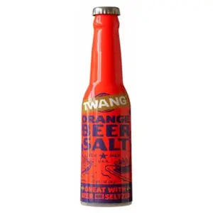 24x Twang Bottle Orange Beer Salt - Shaker Topping Seasoning Citrus Flavoring Rim Garnish Michelada Micheladas Cocktail Juice Drink Enhancer Party Supplies Gourmet Cooking Kitchen Spice Bulk Pack Wholesale Lot Bundle 24ct 1oz Each