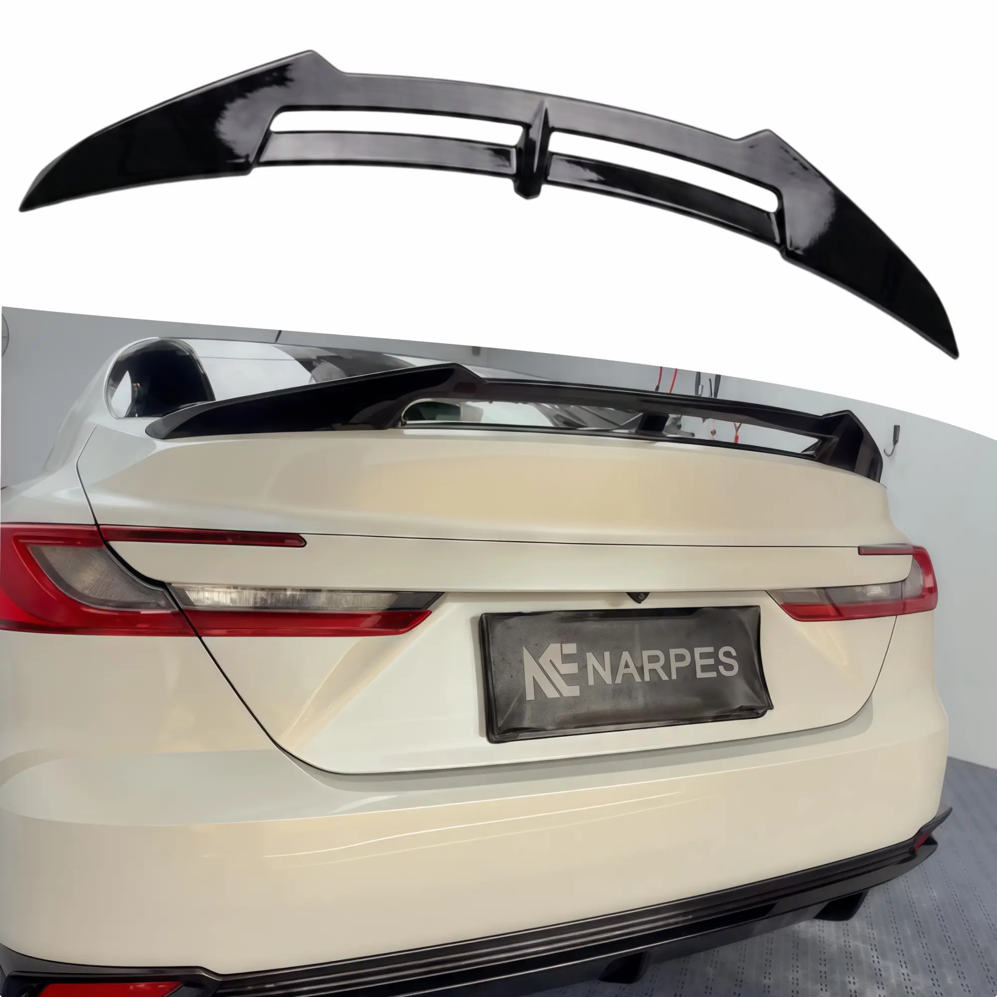 NARPES Rear Trunk Spoiler Lip Wing for Toyota Camry 2025-2026 All Trims (SE, LE, XSE, XLE, Hybrid) Accessories, ABS Plastic, OEM Pre-Drilled Holes, Double Sided Tape, Sporty Mods