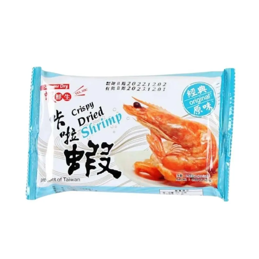 i3Fresh Traditional Crispy Whole Dry Shrimp Snack - 25g, Suitable for Adults, Family Gatherings, and All Ages
