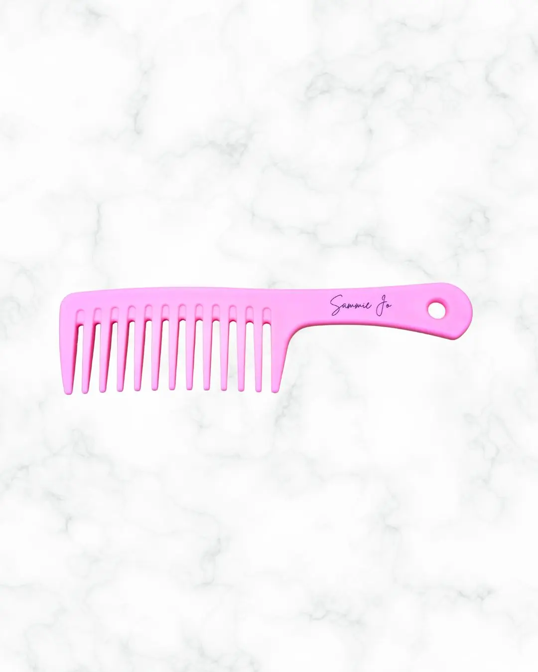 Sammie Jo Pink Thin Comb – Wide Tooth, Big Impact
