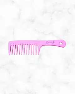 Sammie Jo Pink Thin Comb – Wide Tooth, Big Impact