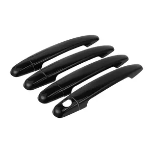 4pcs Exterior Door Handle Cover Car Door Handle Protector for Toyota 4Runner 2003-2010 Car Door Handle Protector without Keypad ABS