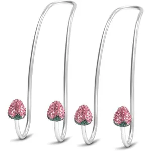 Accessories for Women, 2 count Hot   Decor Hooks for Purses and Bags, Durable Backseat Holder, Strawberry Purse Hook Hangers, Storage Universal for SUV  & Van