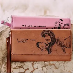 Women’s  Clutch wallet with image