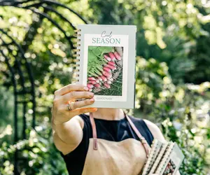 Gardenary Cool Season Garden Planner - Physical Printed Planner for 35°F to 65°F Temperatures with 90 Detailed Activities & Expert Guidance