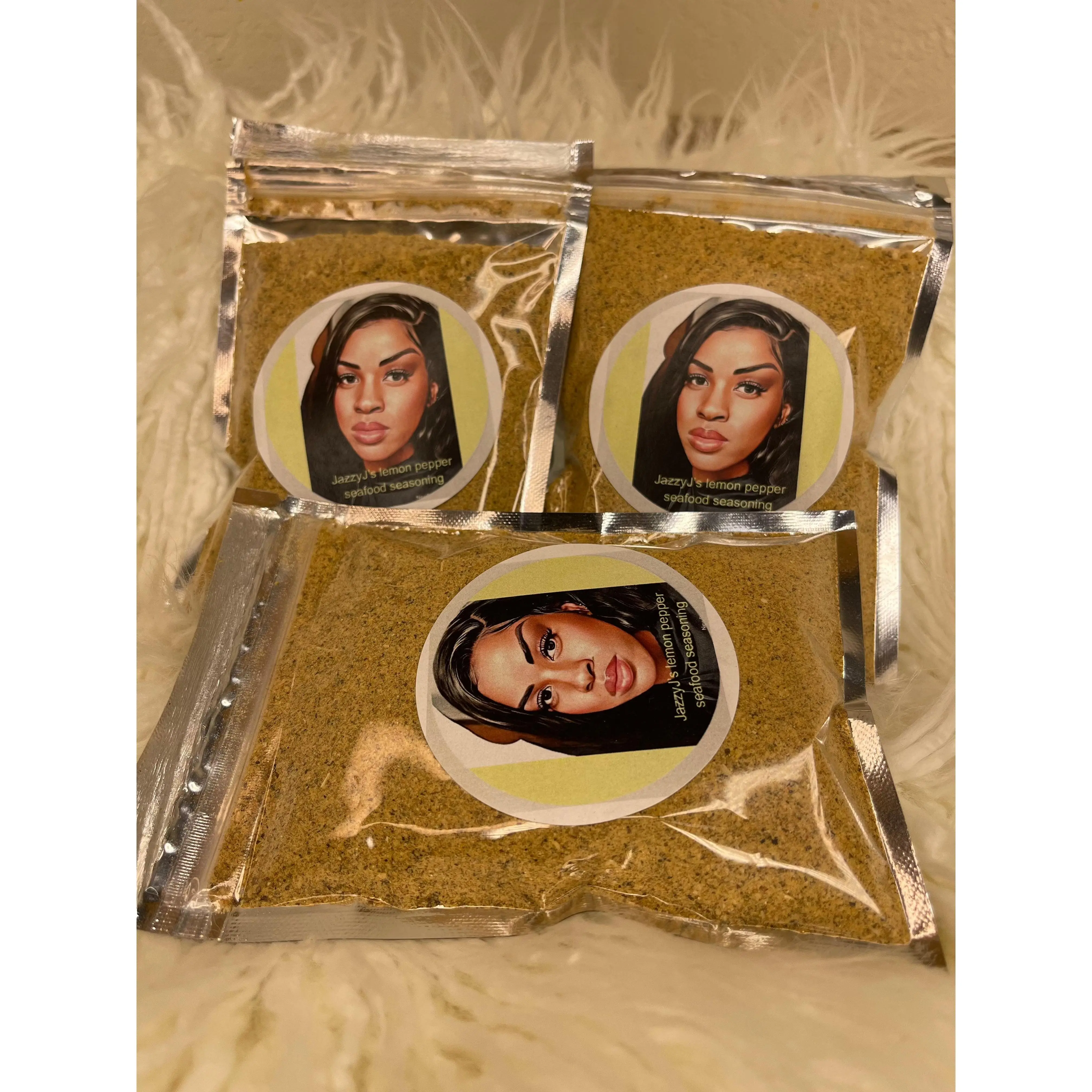 JazzyJ’s lemon pepper, seafood seasoning 🍋1pack JazzyJ’s lemon pepper, seafood seasoning 🍋1pack