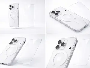 Urban Vault Co Crystal Clear Slim Fit iPhone Case With Free Screen Protector Anti-Yellow Technology Drop Protection Scratch Resistant Premium Materials