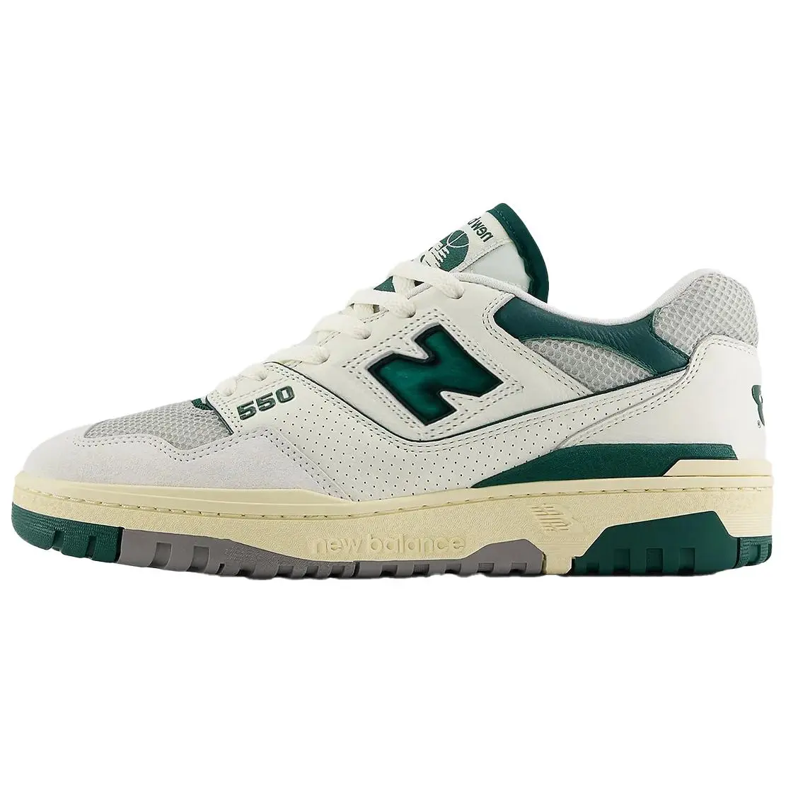 New Balance 550 'Sea Salt Pack - Marsh Green' Athletic Sneaker, Men's/Women's Sports Footwear, Performance Sports Shoe, Sports Shoes
