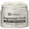 M3 Naturals Magnesium Dead Sea Salt Body Scrub - 16 oz (453 g) Exfoliating Dead Skin Exfoliant, Soothing, Relaxing, Nourishing, Hydrating, Mineral-Rich Formula with Stem Cell & Shea Butter, Collagen Boost for Sore Muscles