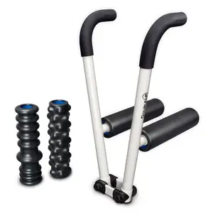 DoubleUP Roller Therapy Kit - Muscle Massager with Lever-Action Pressure Control and Quick-Change Rollers