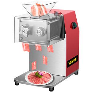 【fathersdaygift】VEVOR Commercial Meat Cutting Machine, Various specifications, Meat Shredding Machine, Stainless Steel Restaurant Food Cutter, for Kitchen Supermarket Lamb Beef Chicken, Chicken Shredder