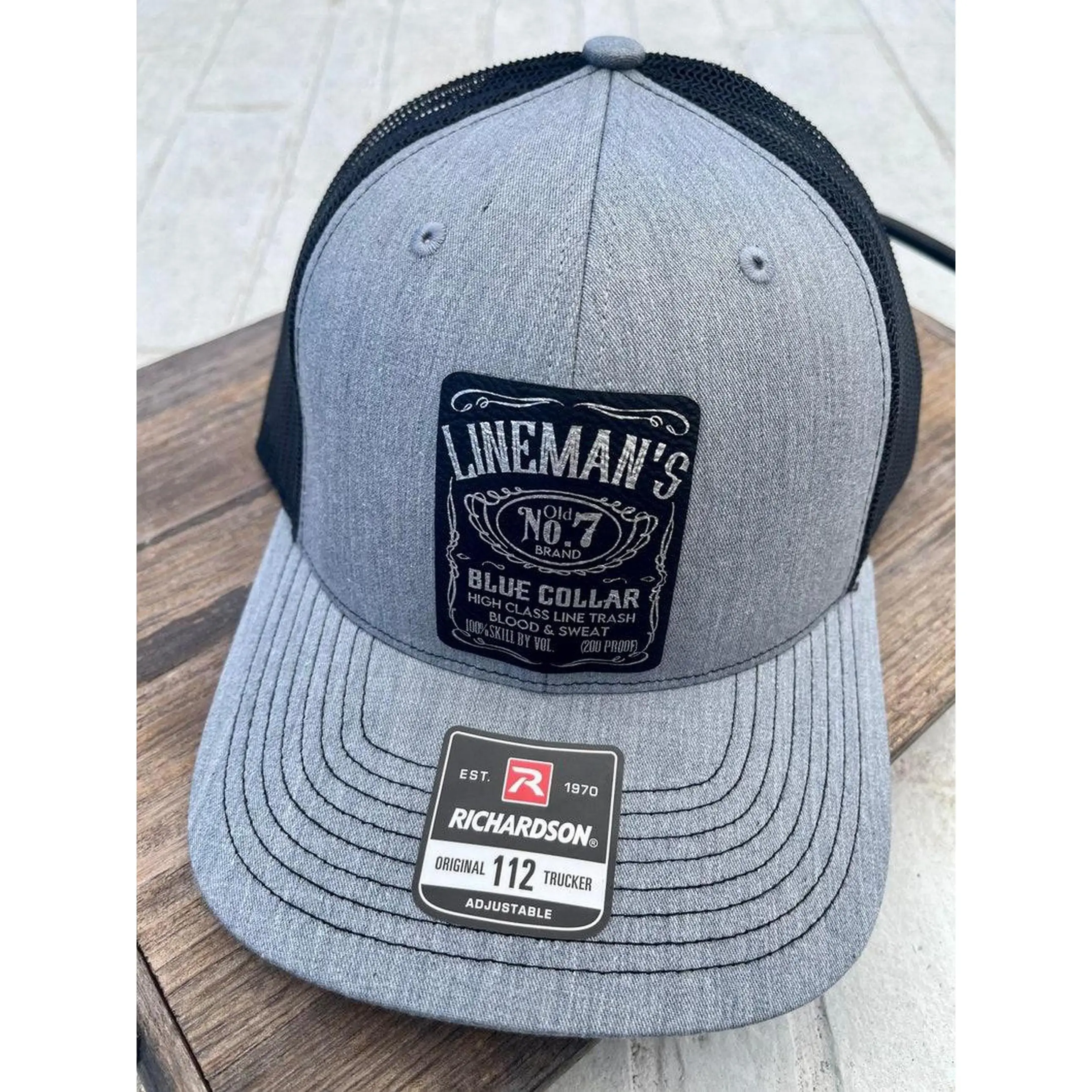 Richardson lineman High Class Linetrash SnapBack Hat - Lineman Gift