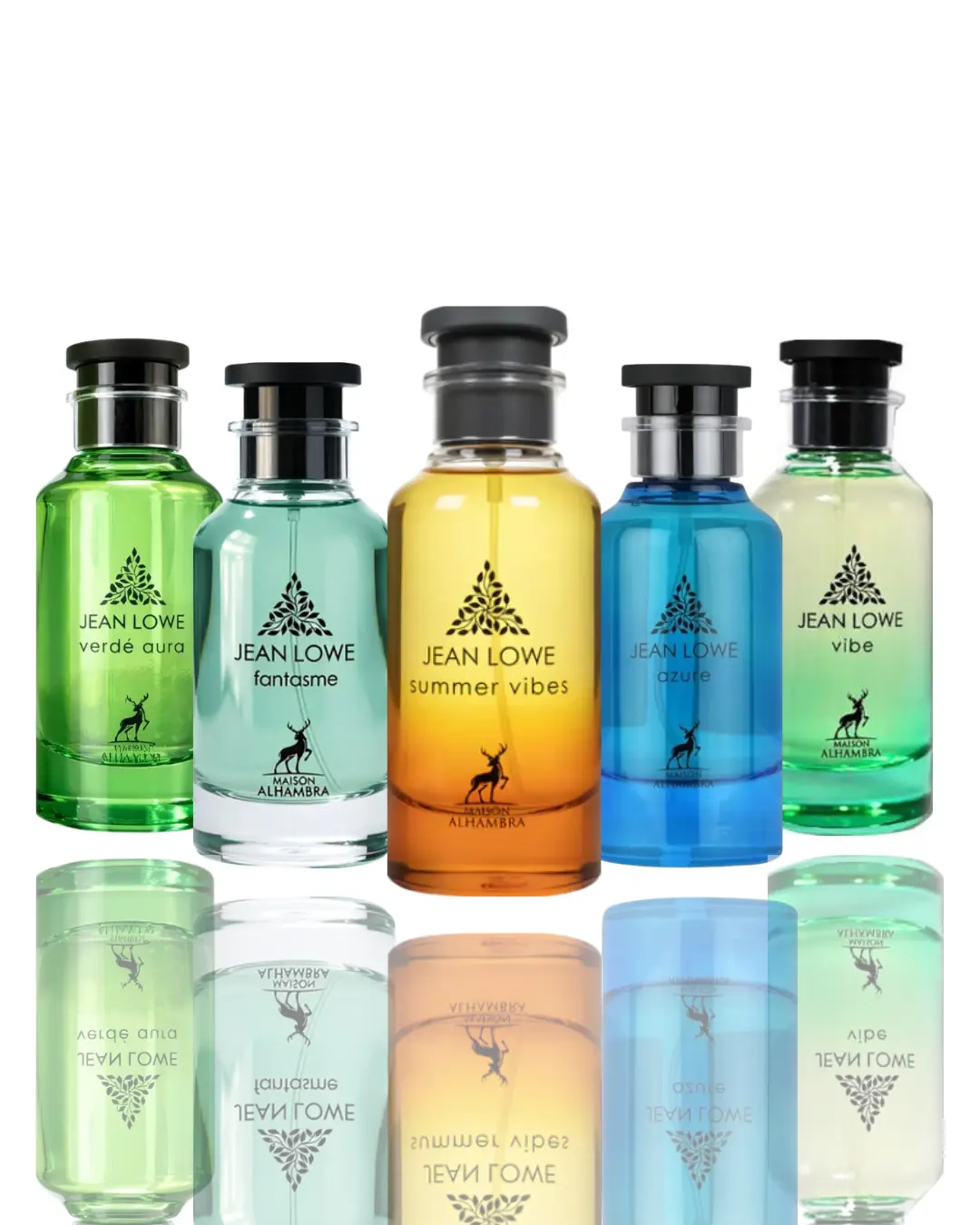 jean lowe verde aura + jean lowe fantasme + jean lowe summer vibes + jean lowe azure + jean lowe vibe -- 5 piece bundle