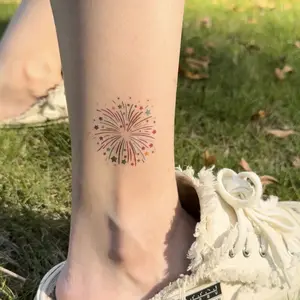 "Confetti Party" Inky Inky Glow in the Dark Temporary Tattoo