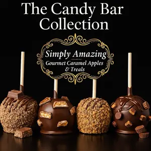 The Candy Bar Collection Gourmet Caramel / Candy Apple 4 pack