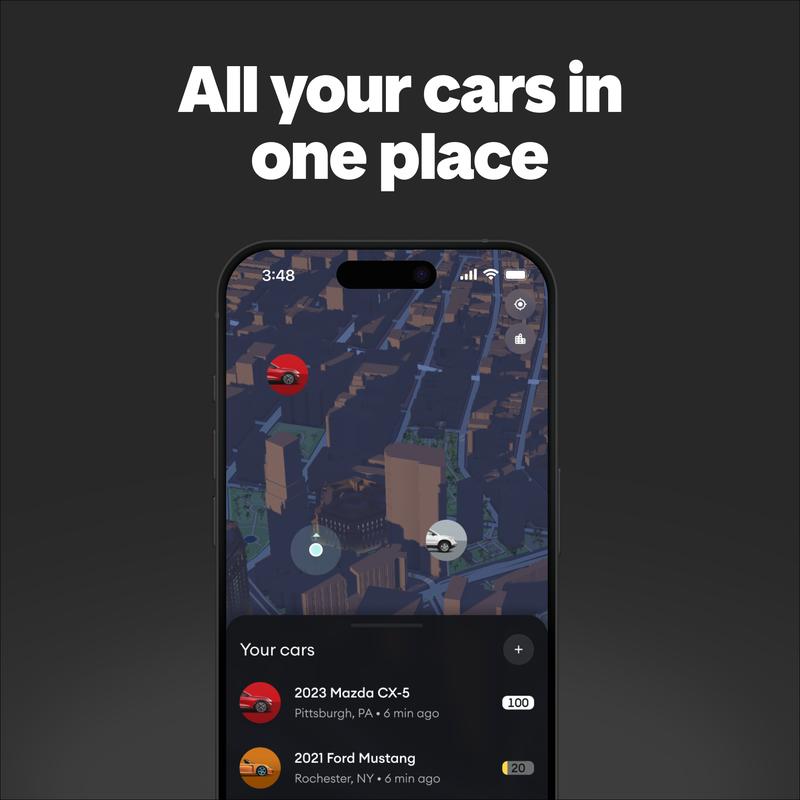 DIMO GPS Vehicle Tracker with Real-Time Location | OBD2 Wireless Scanner, AI-Powered Diagnostic Tool for Check Engine Light & 9000+ Error Codes | Track Driving Habits, Battery & Fuel Usage