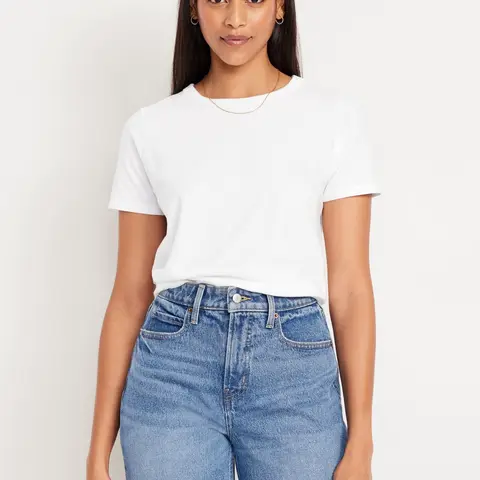 Old Navy Women's EveryWear Crew-Neck T-Shirt