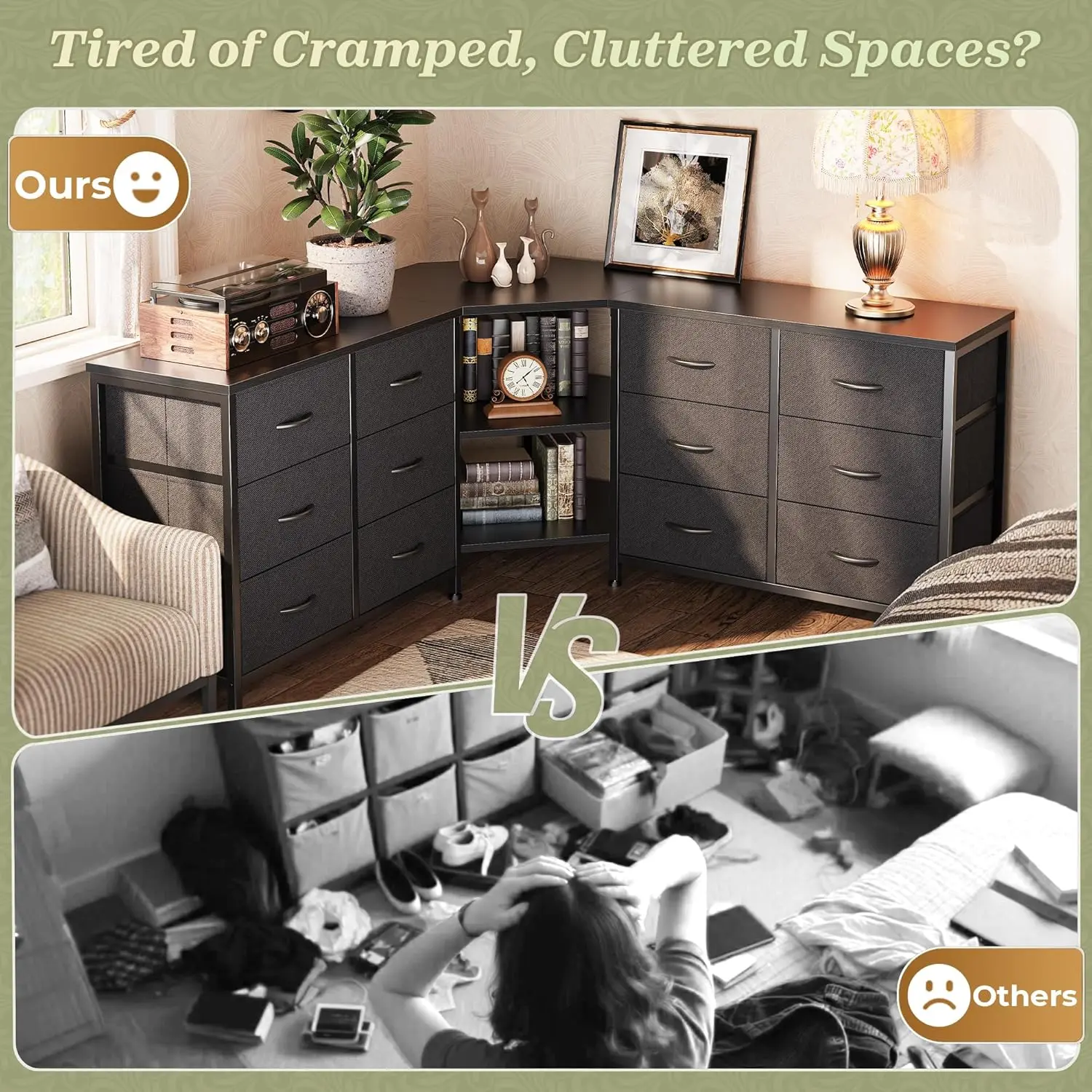 black corner dresser Lancaster