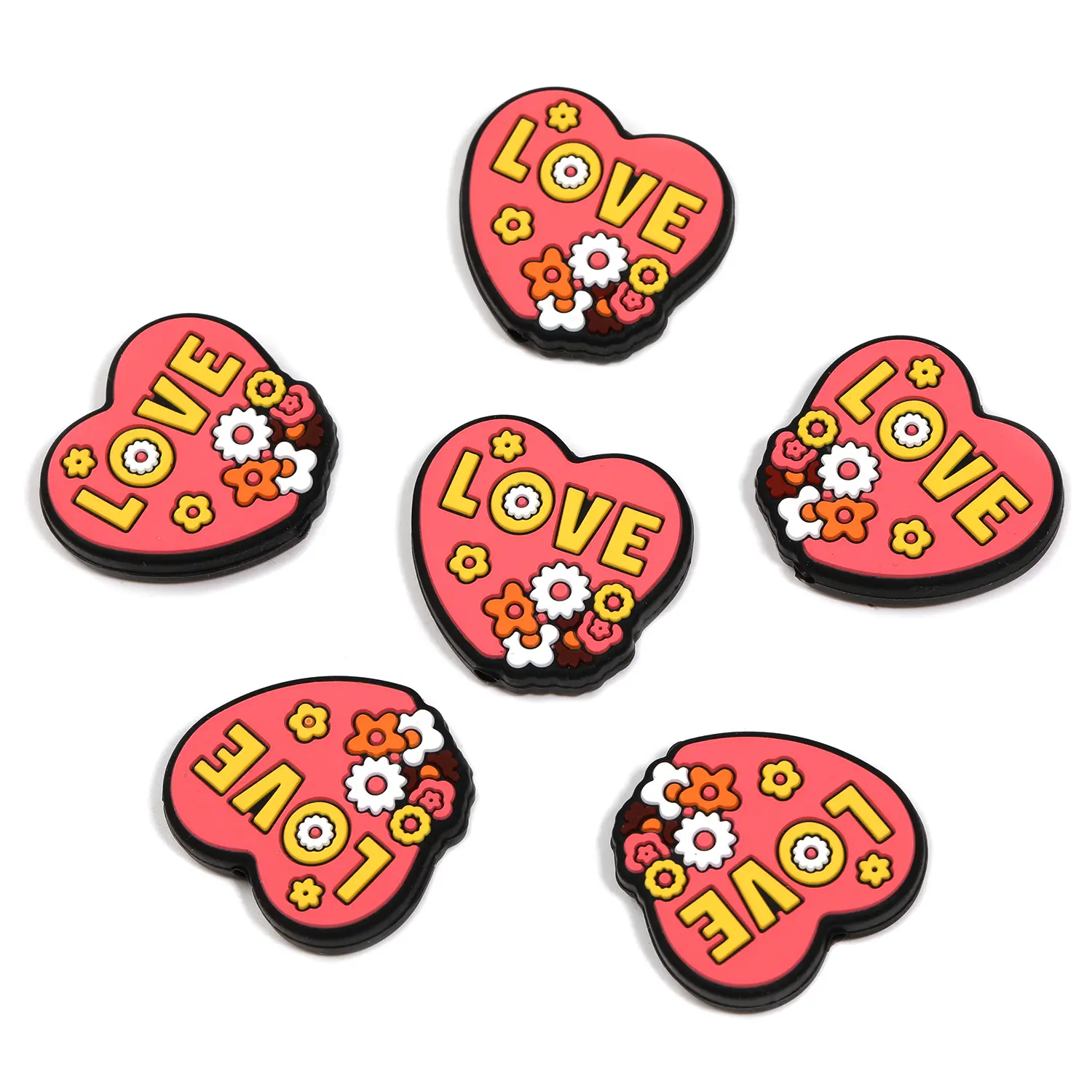 139. YM829008 10PCS Heart