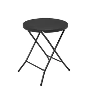 Mainstays 24 inch Round Folding Bistro Table, White