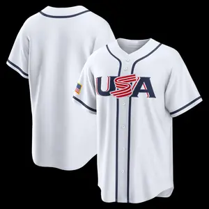 World Baseball Classic Team USA Home Stadium Jersey, USA Baseball Jersey