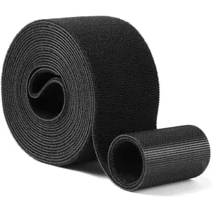 2in x 12ft |   Hook and Loop Straps Heavy Duty |   Double Sided Self-Gripping Strips |   Reusable Multi-Purpose Wrap Roll for Home, Office, Data Center, and More