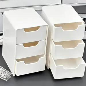 Mini 3-Tier Desk Drawer Organizer Office Desk Storage Rack