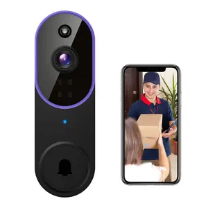1080P Wireless Doorbell Camera, Smart WiFi Video Doorbell, AI Human Detection, Two-Way Audio, Night Vision, Cloud Storage, Instant Alert, 2.4Ghz WiFi, Outdoor Security Camera, Rechargeable Battery Powered