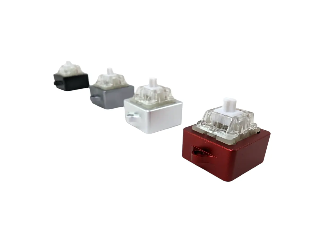 1x Aluminum Base Switch Tester Keychain