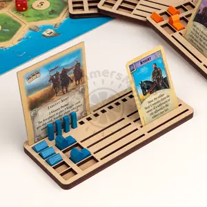Game Piece Holder for use with Settlers Of Catan Game