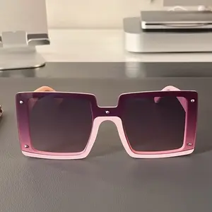 Yeshua Pink Large Square Sunglasses - Inspired By God: Christian Eyewear Shades For Women Of God