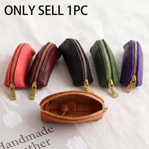 1pc Mini Coin Purse, Compact Portable Key Pouch, Stylish Tiny Zippered Wallet, Delicate Compact Structure, Portable Pocket Size Design, Practical Daily Organizer For Coins, Keys And Small Personal Belongings