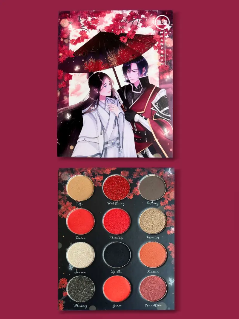 Reunion Eyeshadow Palette for Fall-Inspired Makeup - 12 Shades of Warm Colors fall eyeshadow eye