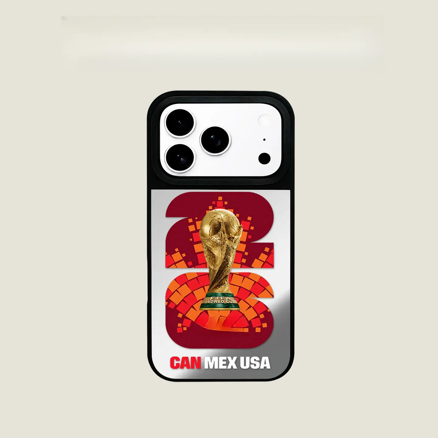 World Cup-themed iPhone 17 Pro Max phone case, magnetic, for Apple 16/15/14, silver frame, soft case World Cup-themed iPhone 17 Pro Max phone case, magnetic, for Apple 16/15/14, silver frame, soft case
