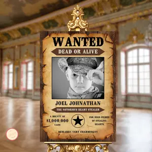 Editable Wanted Poster Template, Wanted Poster Welcome Party Sign, Wild West Party, Cowboy Party, Outlaw Wanted Sign, Custom Western Party