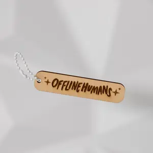 Offline Humans Wooden Charm 1