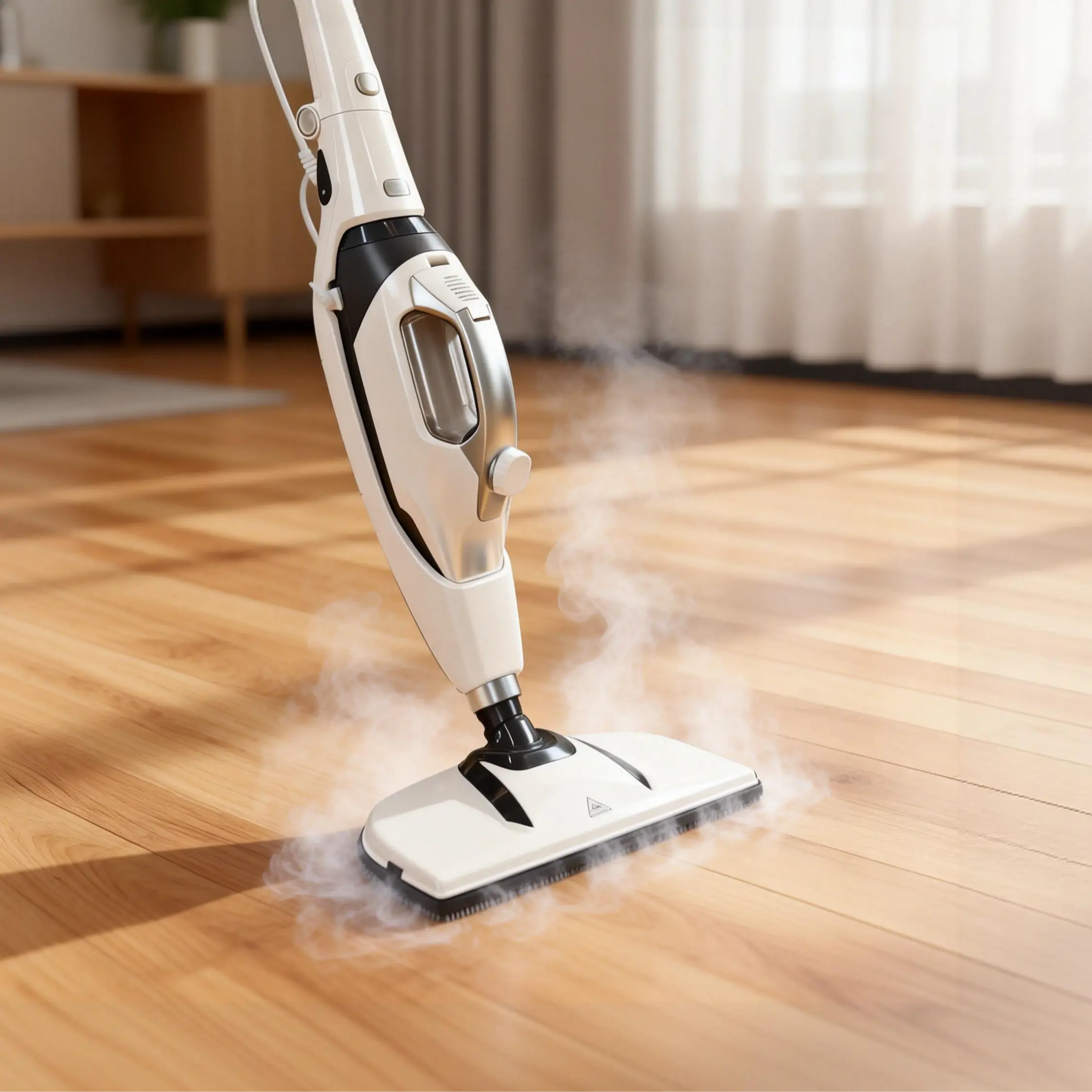 GLEEHILL 10-in-1 Multifunction Floor Steamer Cleaner, 1550W Rapid Heat Detachable Handheld Steamer with 90° & 120° Swivel, 8m Cord, Chemical-Free All-Surface Cleaning Set,summerwins